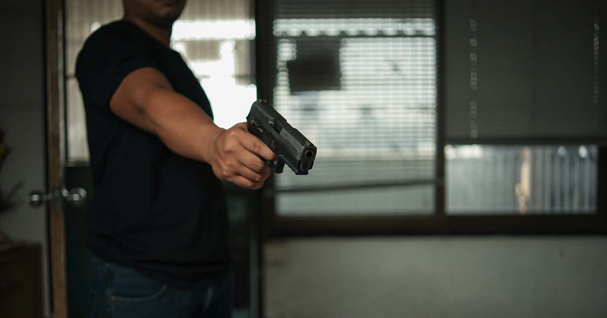 Using a firearm gun to protect your property